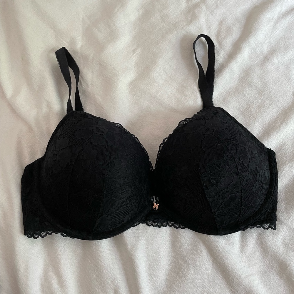 Savage X Fenty Floral Lace Push Up Bra